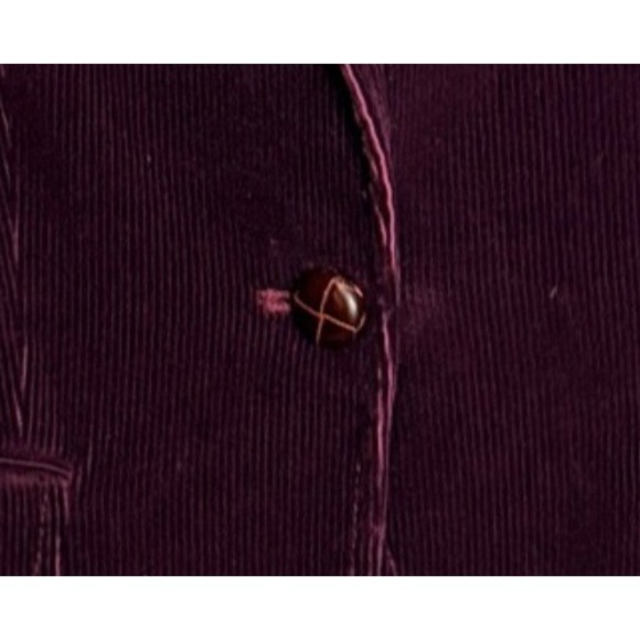 Vintage J.Crew Womens Dark Academia Corduroy Blazer Jacket Sz 6 Preppy Buttons - Picture 4 of 10